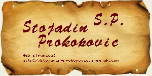 Stojadin Prokopović vizit kartica